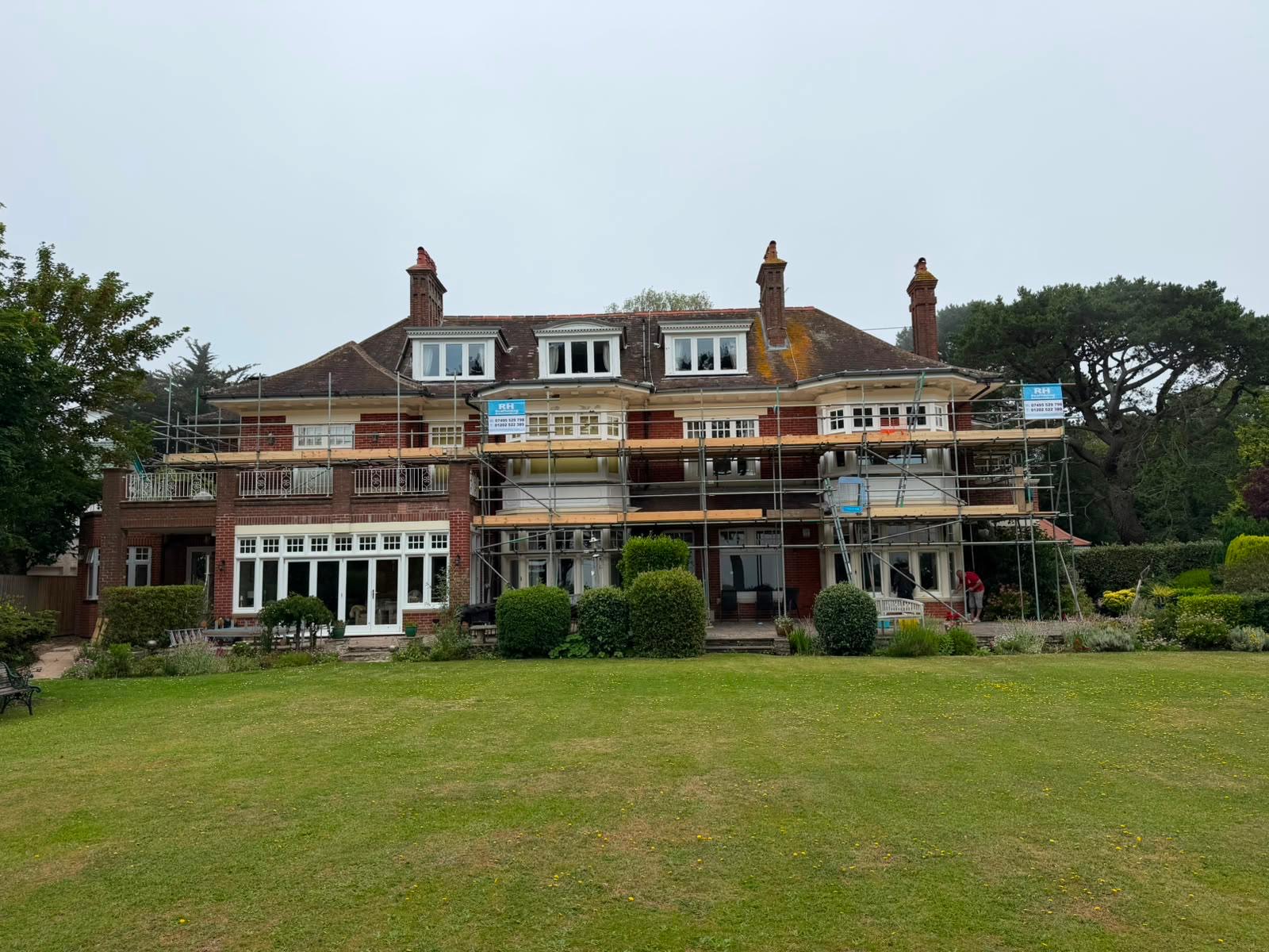 School scaffolding installed in Bournemouth